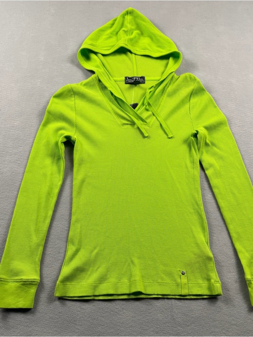 Lauren Ralph Lauren Active Womens Hoodie Pullover Lime Green Size XS NWT L-RL